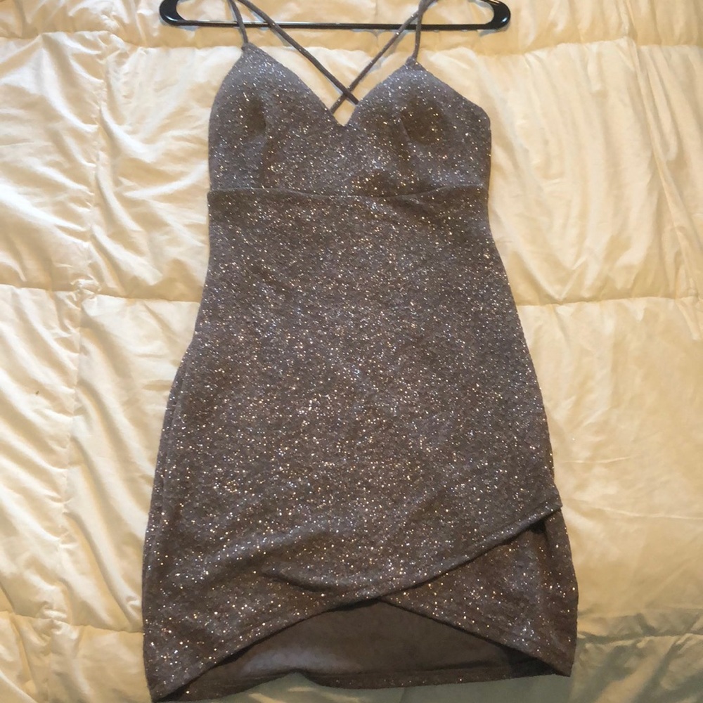 Spaghetti cross strap dress